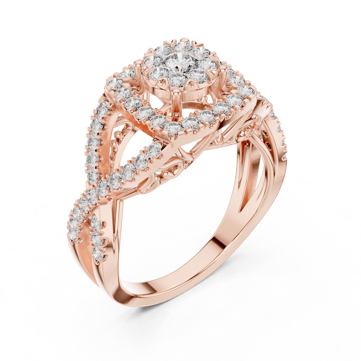 round-14k rose gold|round-18k rose gold
