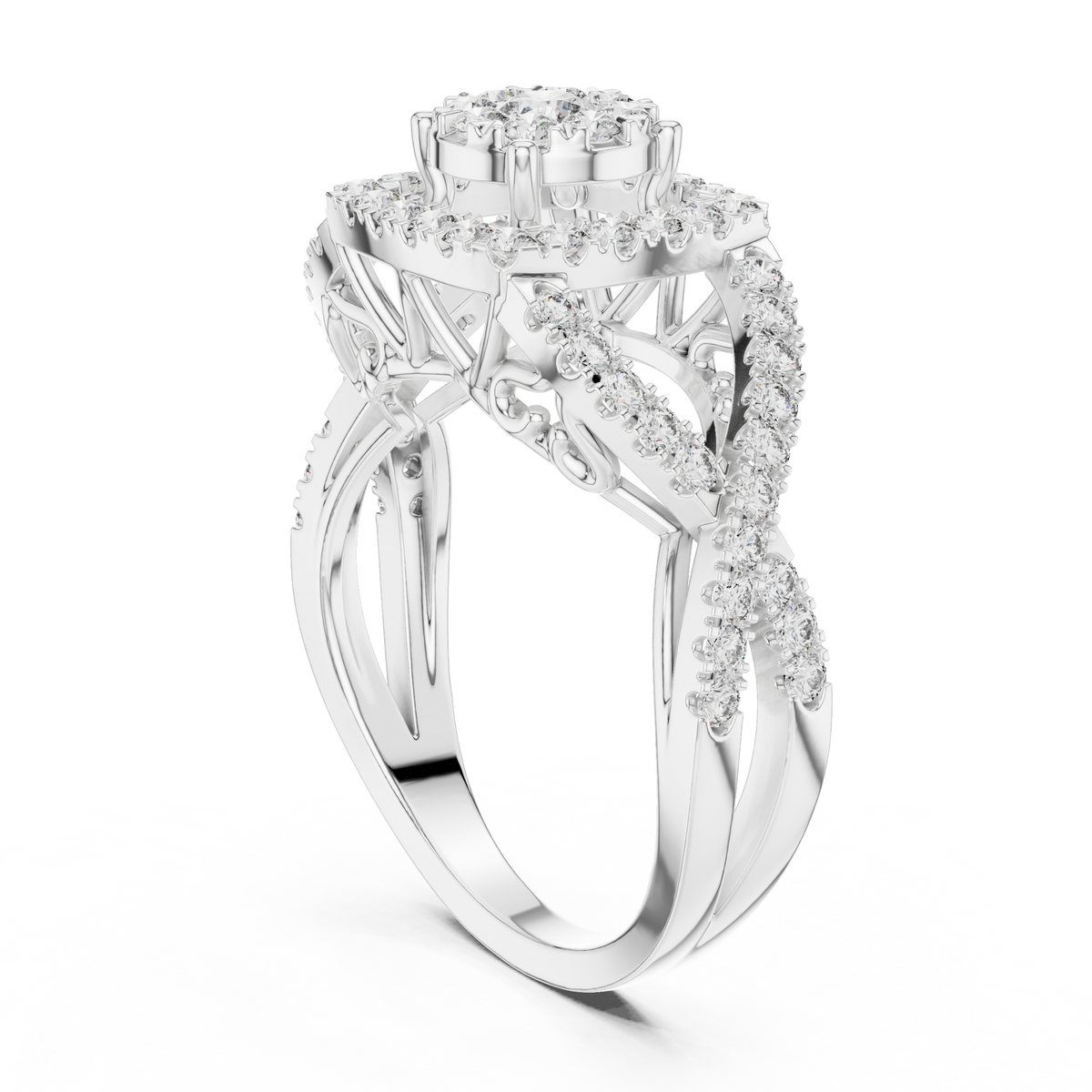 round-14k white gold|round-18k white gold|round-platinum