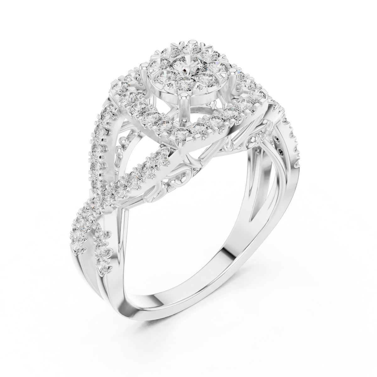 round-14k white gold|round-18k white gold|round-platinum