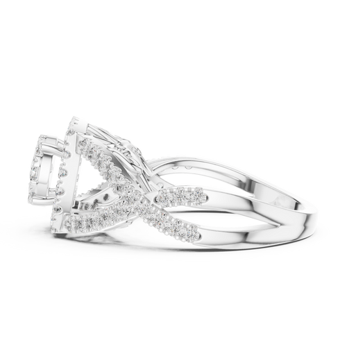 Load image 1 in gallery view. round-14k white gold|round-18k white gold|round-platinum
