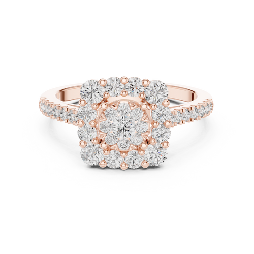 Load image 1 in gallery view. oval-14k rose gold|oval-18k rose gold