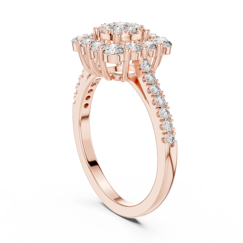 Load image 1 in gallery view. oval-14k rose gold|oval-18k rose gold