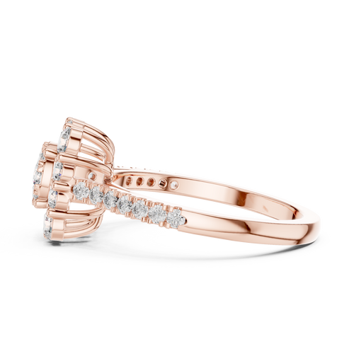 Load image 1 in gallery view. oval-14k rose gold|oval-18k rose gold