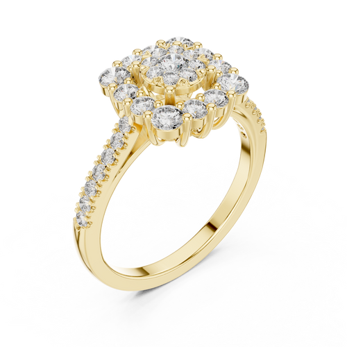 Load image 1 in gallery view. oval-14k yellow gold|oval-18k yellow gold