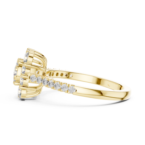 Load image 1 in gallery view. oval-14k yellow gold|oval-18k yellow gold