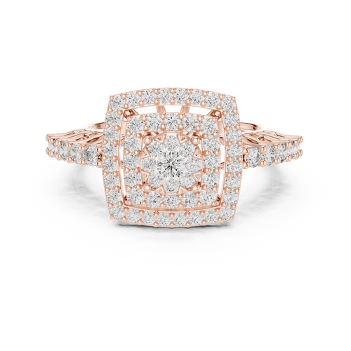 Load image 1 in gallery view. cushion-14k rose gold|cushion-18k rose gold