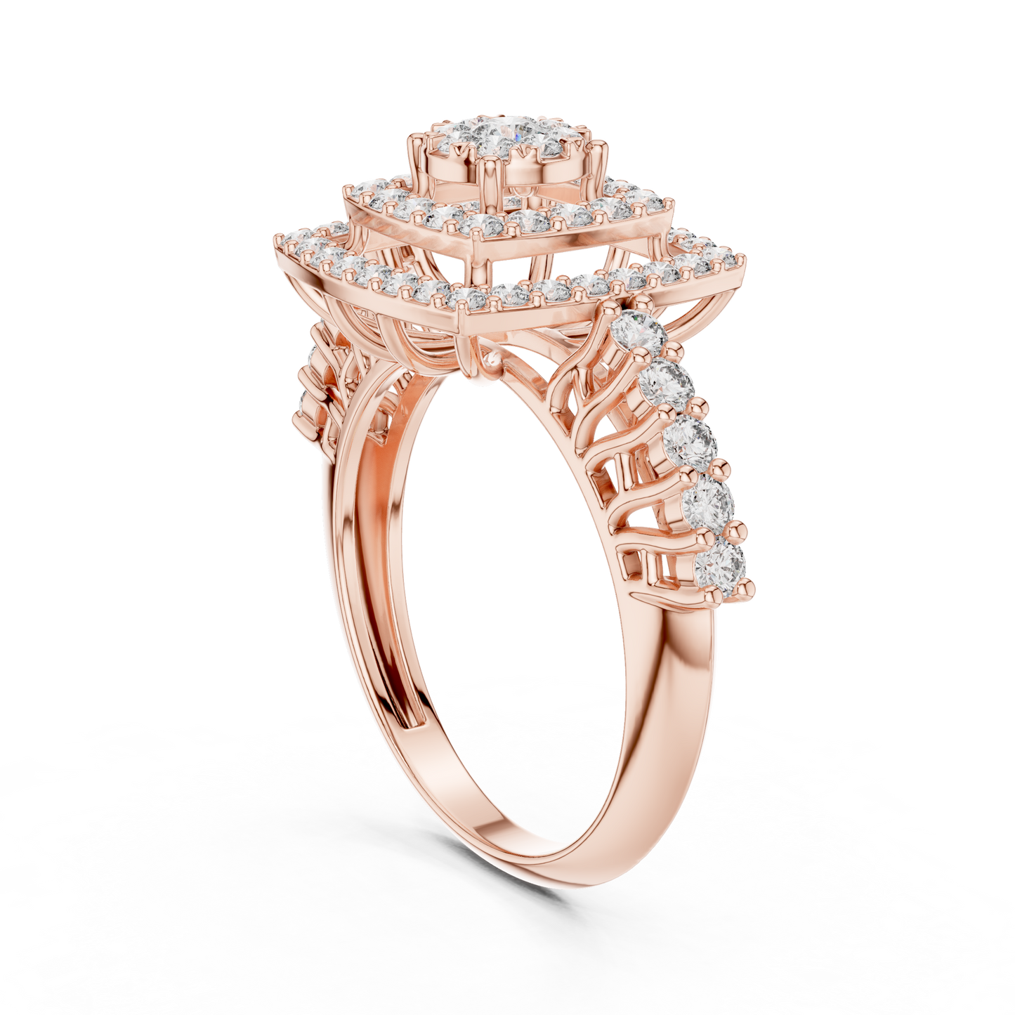 cushion-14k rose gold|cushion-18k rose gold