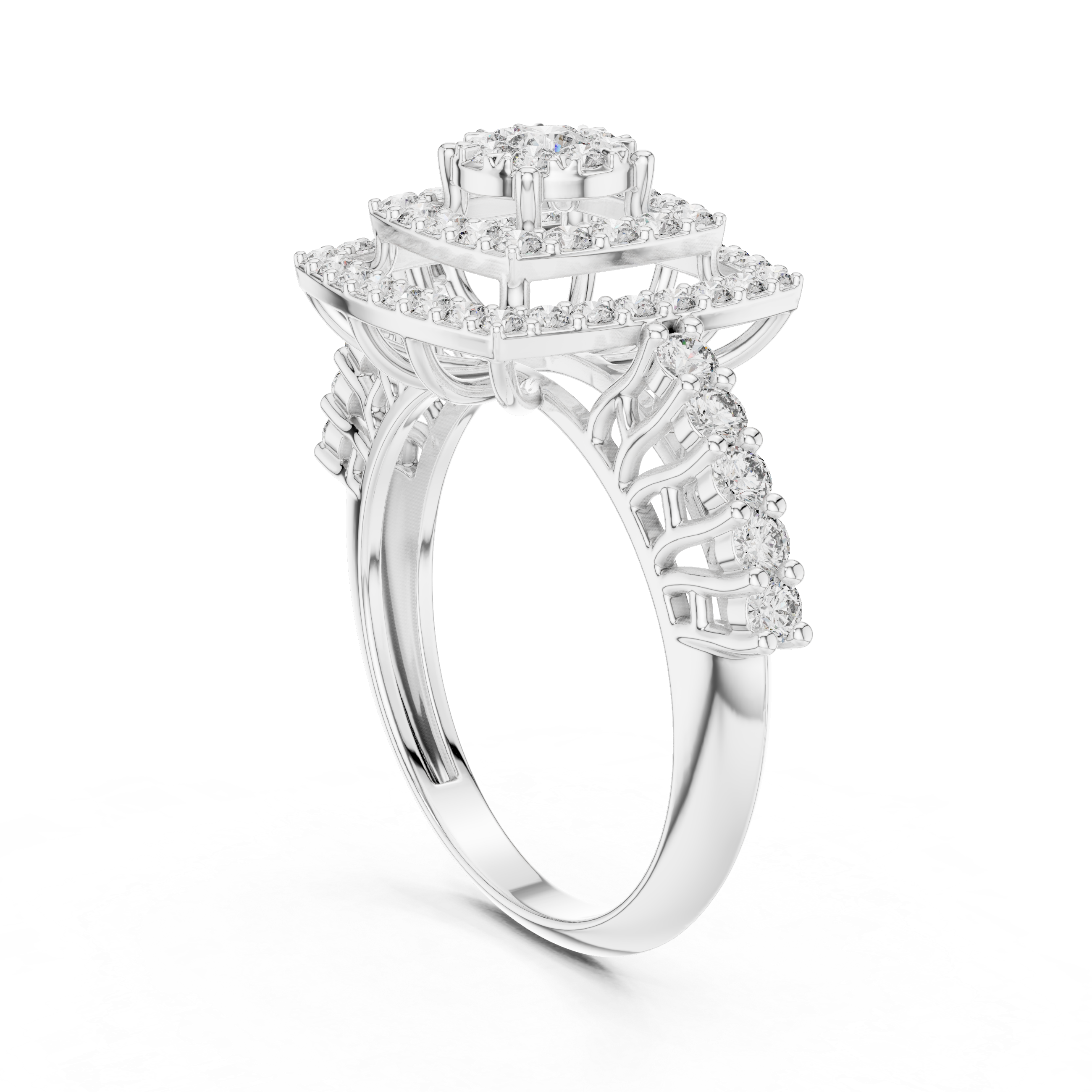 cushion-14k white gold|cushion-18k white gold|cushion-platinum
