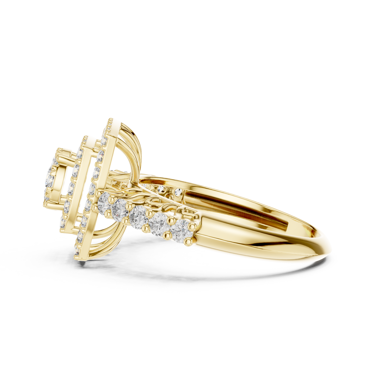 cushion-14k yellow gold|cushion-18k yellow gold