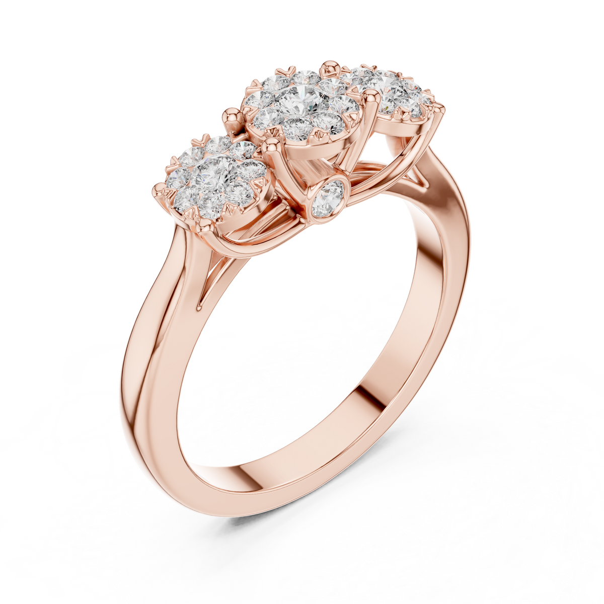 round-14k rose gold|round-18k rose gold