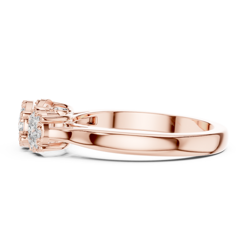 Load image 1 in gallery view. round-14k rose gold|round-18k rose gold