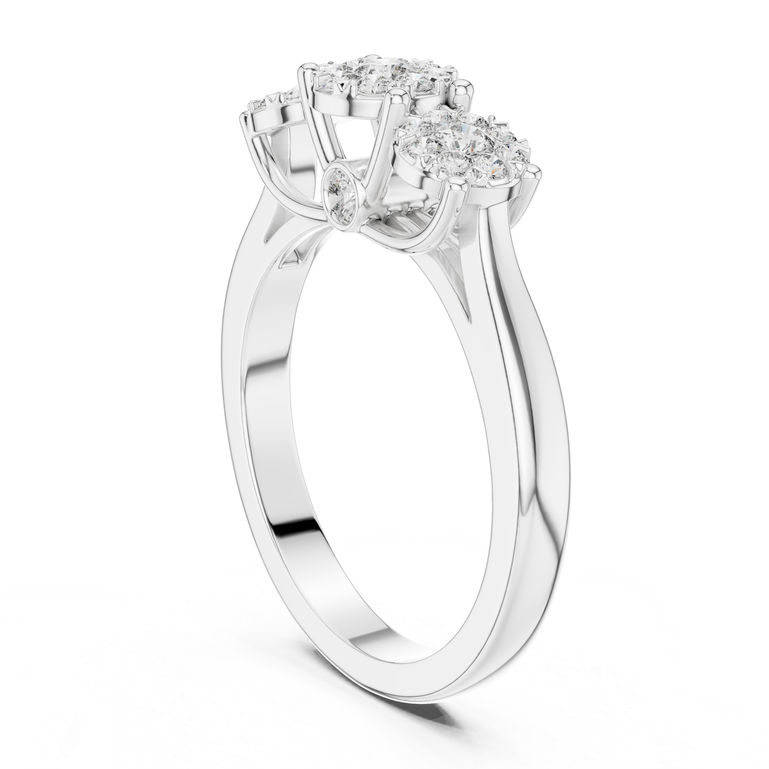 round-14k white gold|round-18k white gold|round-platinum