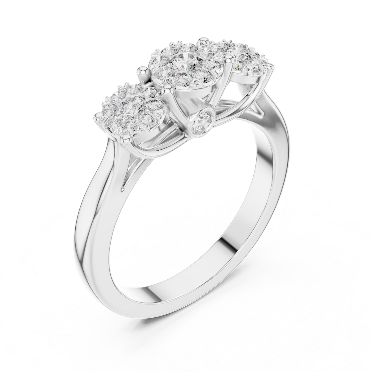 round-14k white gold|round-18k white gold|round-platinum