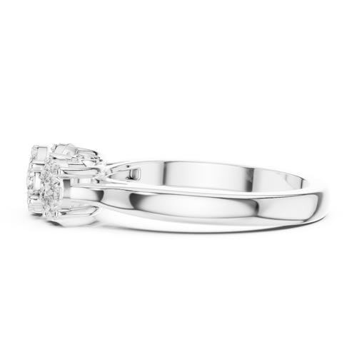 Load image 1 in gallery view. round-14k white gold|round-18k white gold|round-platinum