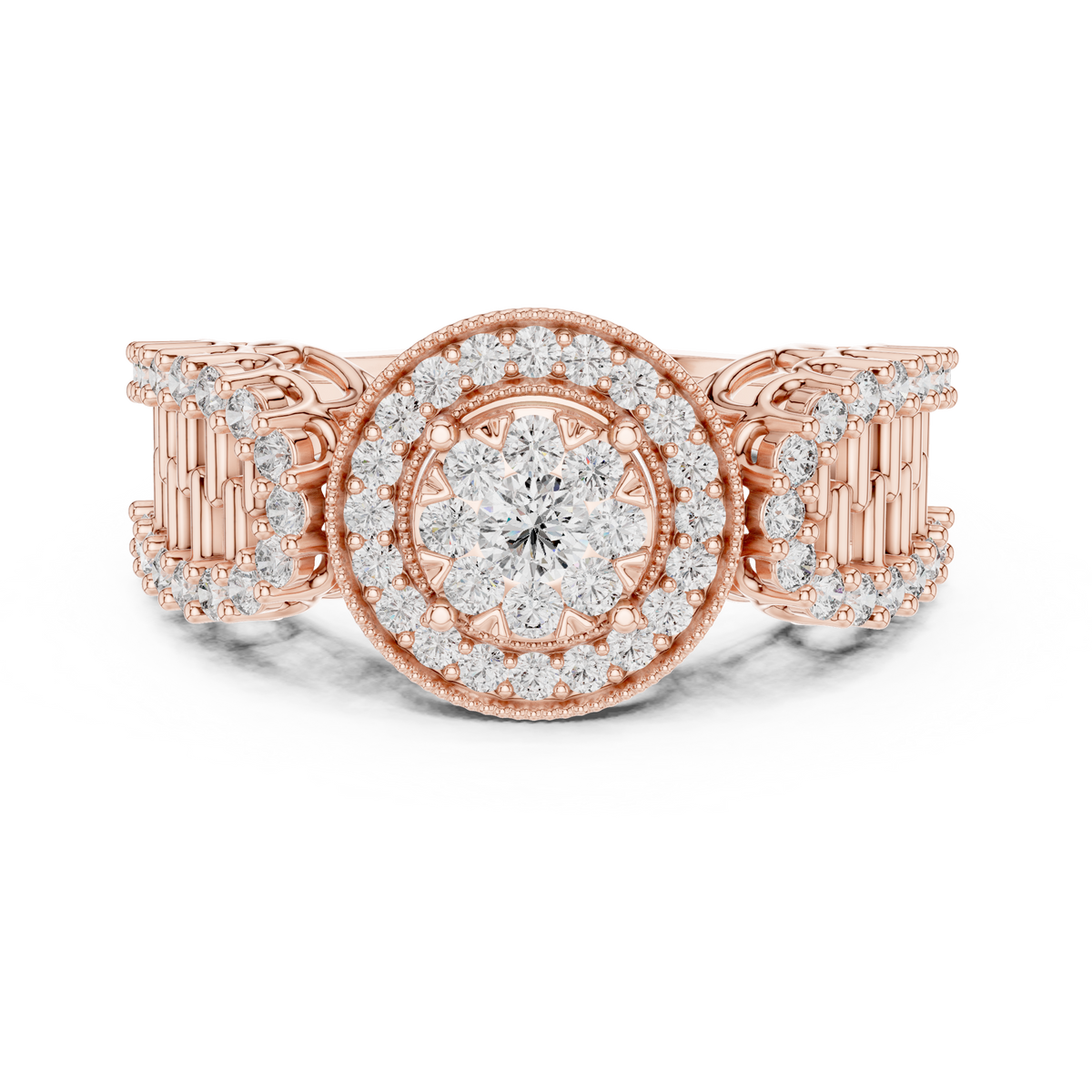 round-14k rose gold|round-18k rose gold
