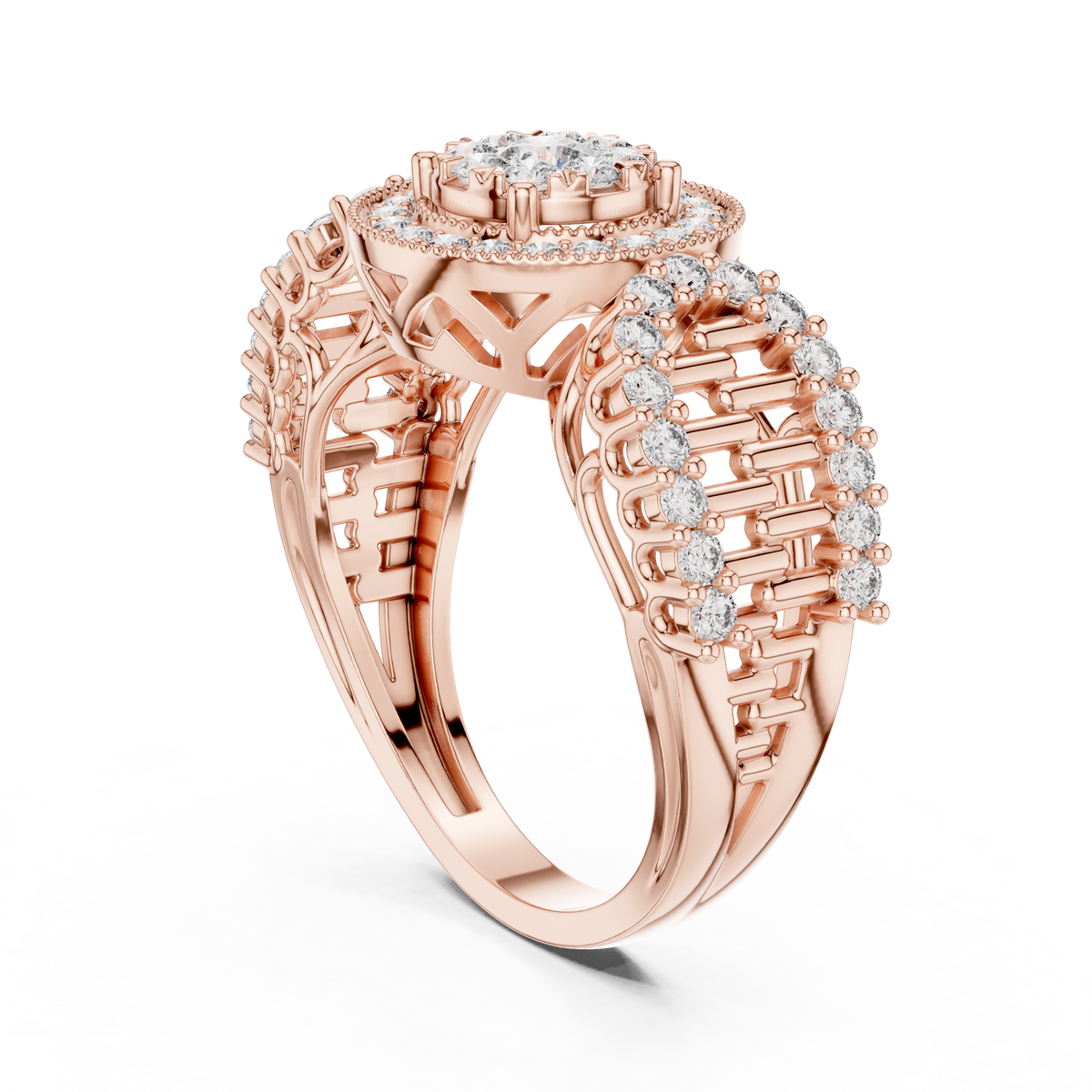 round-14k rose gold|round-18k rose gold