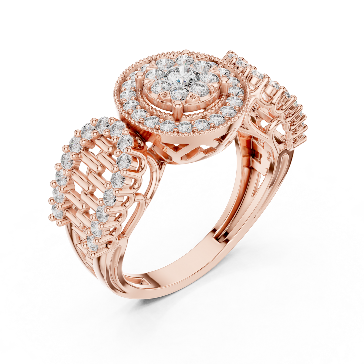 round-14k rose gold|round-18k rose gold