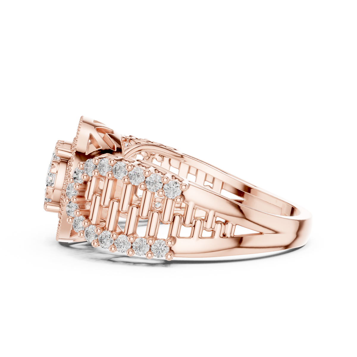 round-14k rose gold|round-18k rose gold