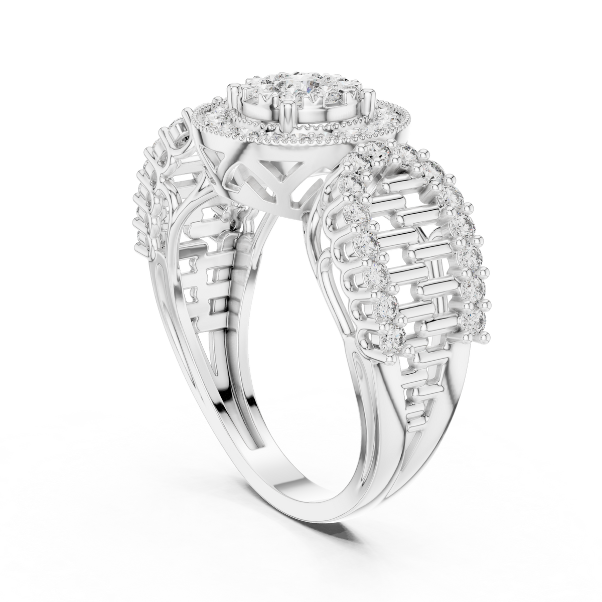 round-14k white gold|round-18k white gold|round-platinum