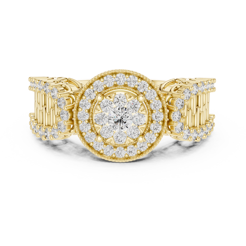 Load image 1 in gallery view. round-14k yellow gold|round-18k yellow gold