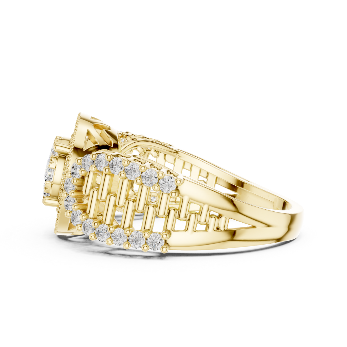 round-14k yellow gold|round-18k yellow gold