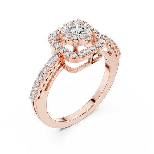 Load image 1 in gallery view. cushion-14k rose gold|cushion-18k rose gold