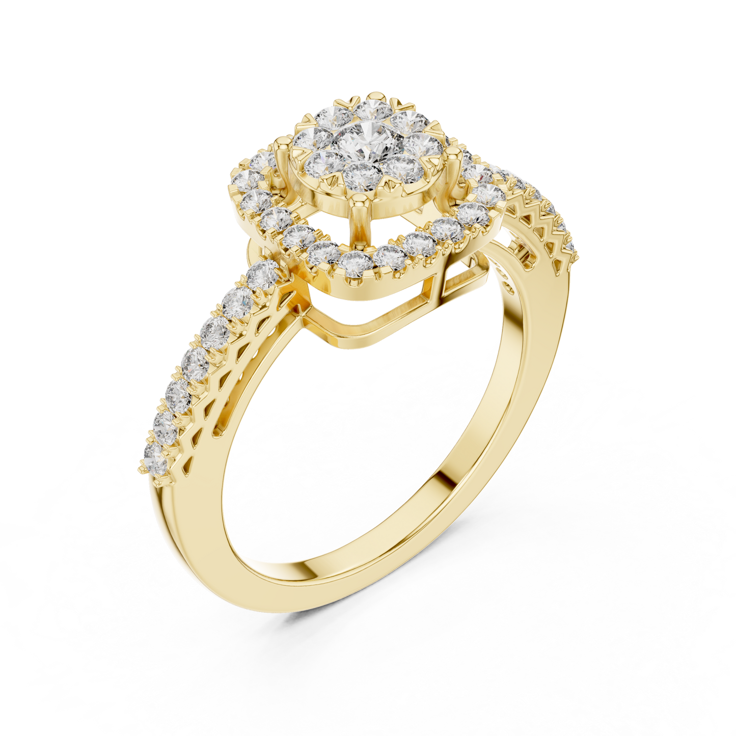 cushion-14k yellow gold|cushion-18k yellow gold