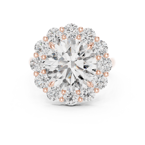 Load image 1 in gallery view. round-14k rose gold|round-18k rose gold
