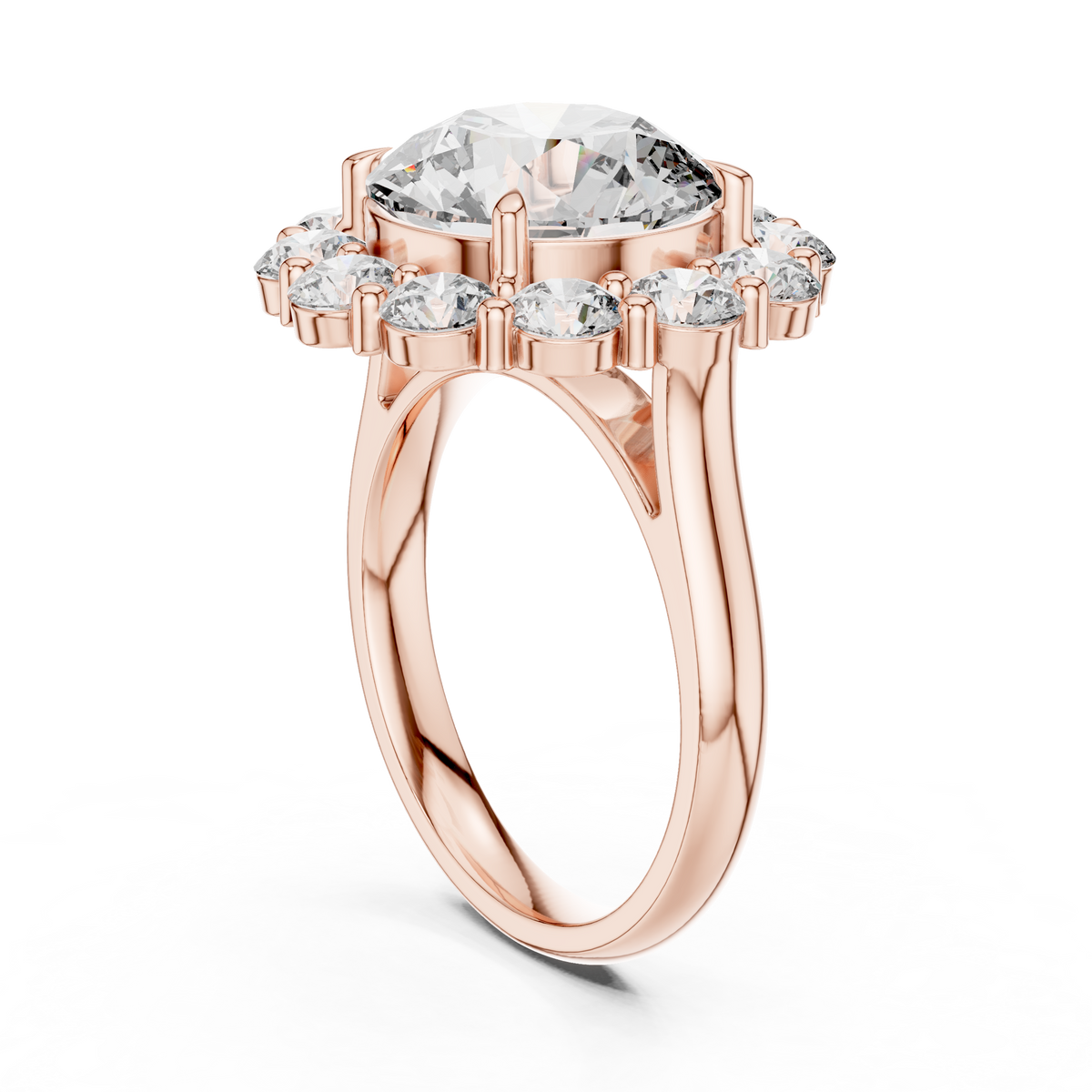round-14k rose gold|round-18k rose gold