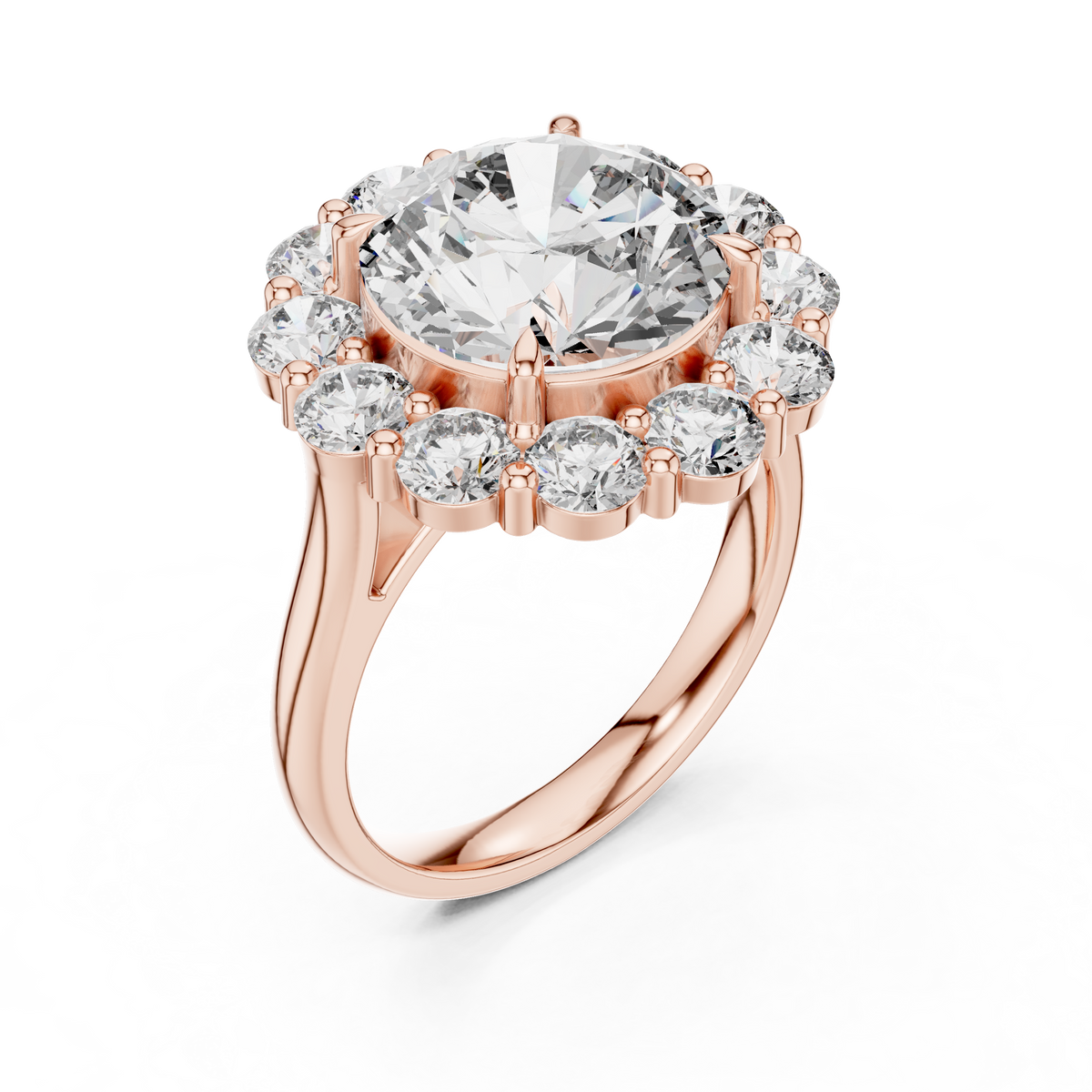 round-14k rose gold|round-18k rose gold