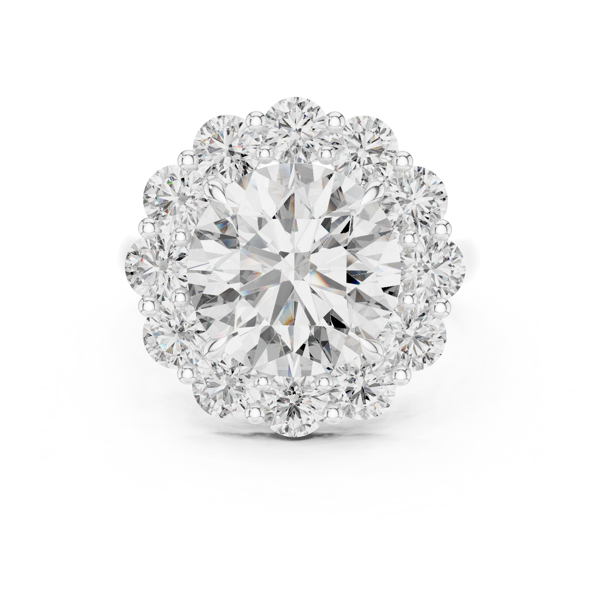round-14k white gold|round-18k white gold|round-platinum