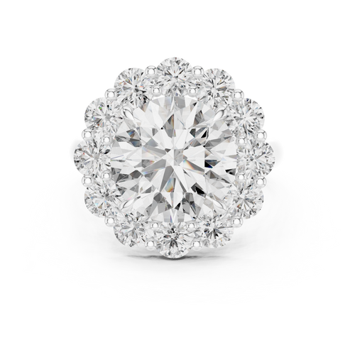 Load image 1 in gallery view. round-14k white gold|round-18k white gold|round-platinum