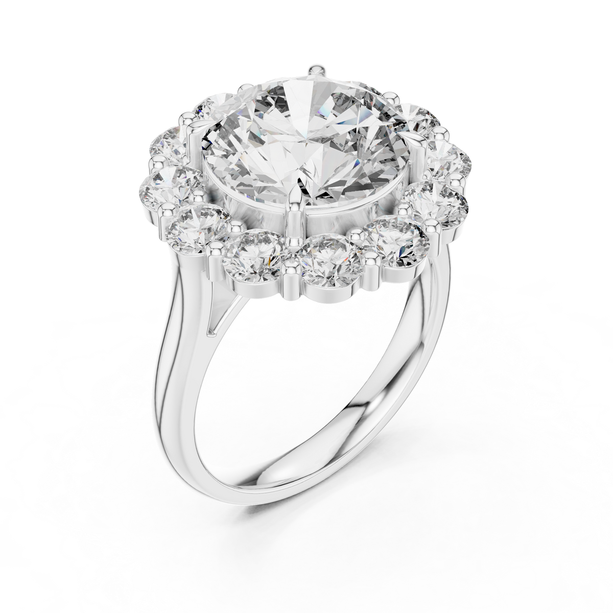 round-14k white gold|round-18k white gold|round-platinum