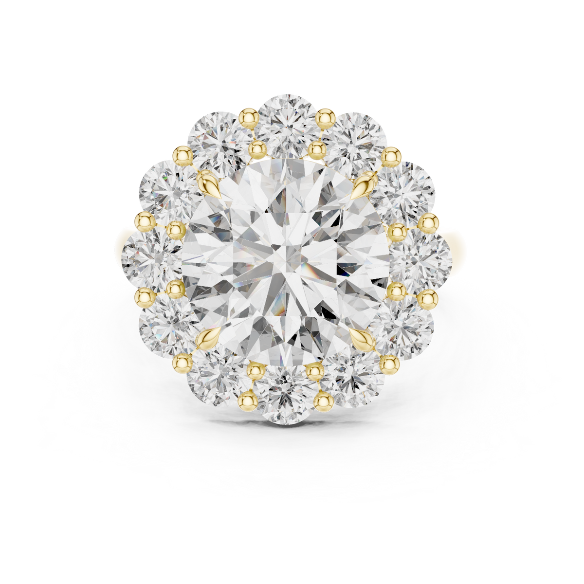 round-14k yellow gold|round-18k yellow gold