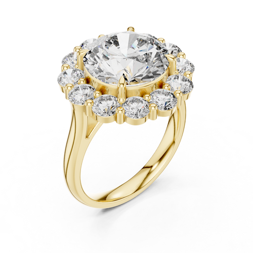 Load image 1 in gallery view. round-14k yellow gold|round-18k yellow gold