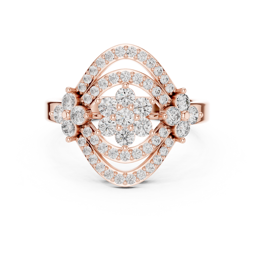 Load image 1 in gallery view. round-14k rose gold|round-18k rose gold