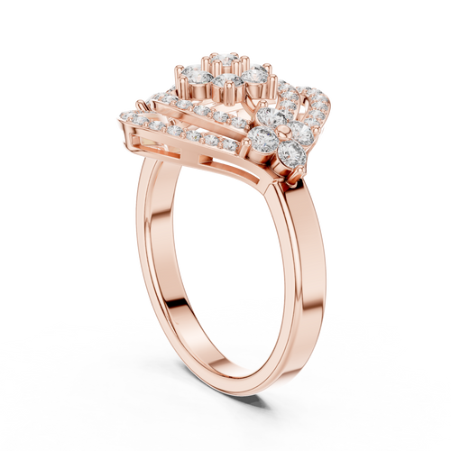 Load image 1 in gallery view. round-14k rose gold|round-18k rose gold