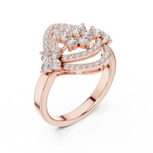 Load image 1 in gallery view. round-14k rose gold|round-18k rose gold