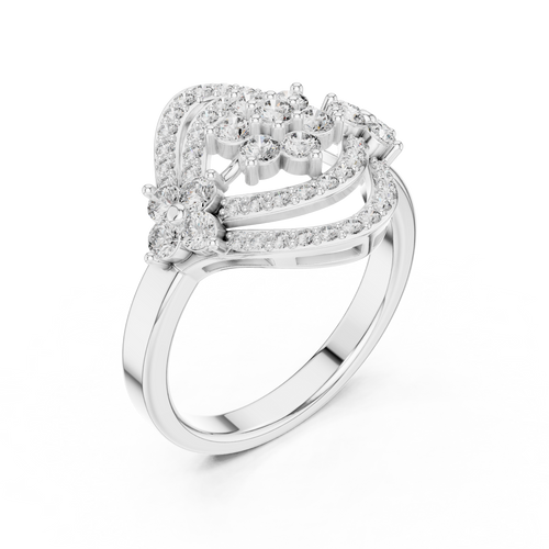 Load image 1 in gallery view. round-14k white gold|round-18k white gold|round-platinum