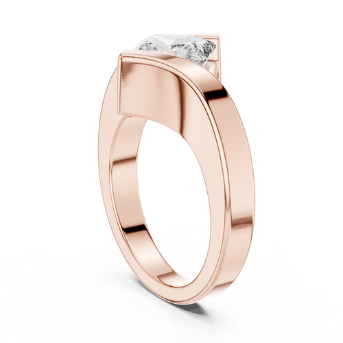 Load image 1 in gallery view. princess-14k rose gold|princess-18k rose gold