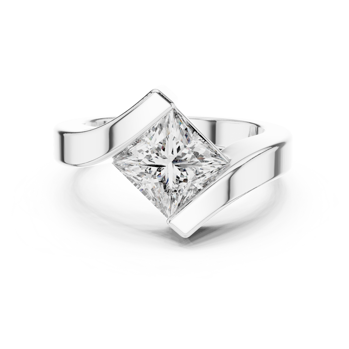 princess-14k white gold|princess-18k white gold|princess-platinum