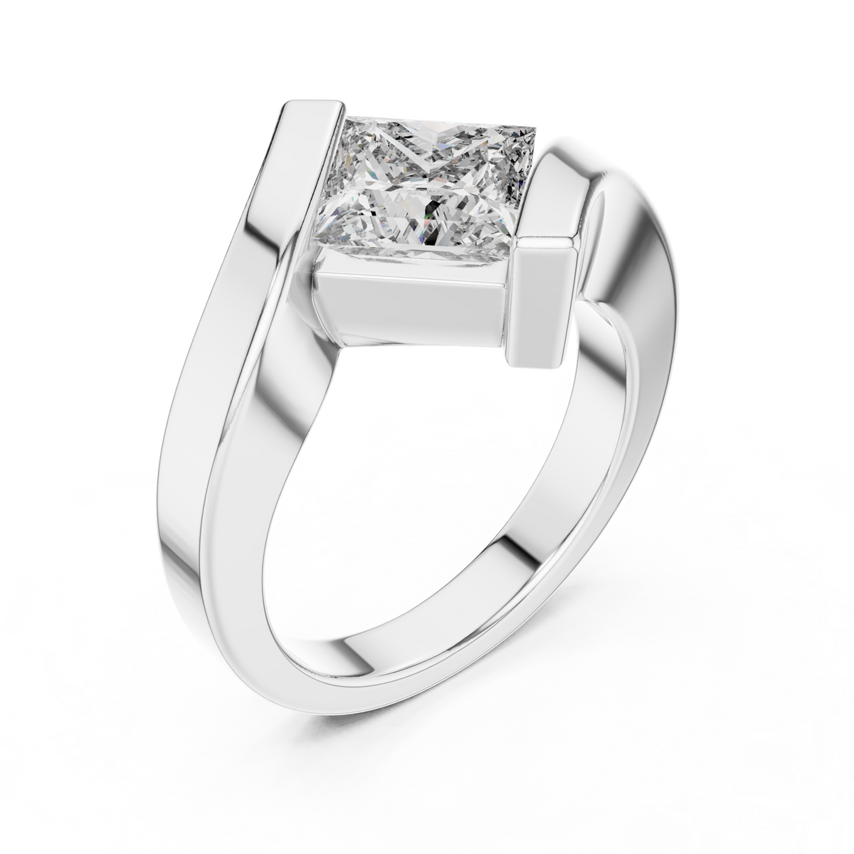 princess-14k white gold|princess-18k white gold|princess-platinum
