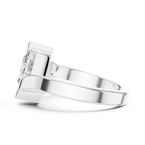 Load image 1 in gallery view. princess-14k white gold|princess-18k white gold|princess-platinum
