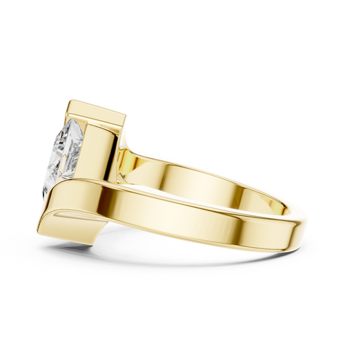 Load image 1 in gallery view. princess-14k yellow gold|princess-18k yellow gold