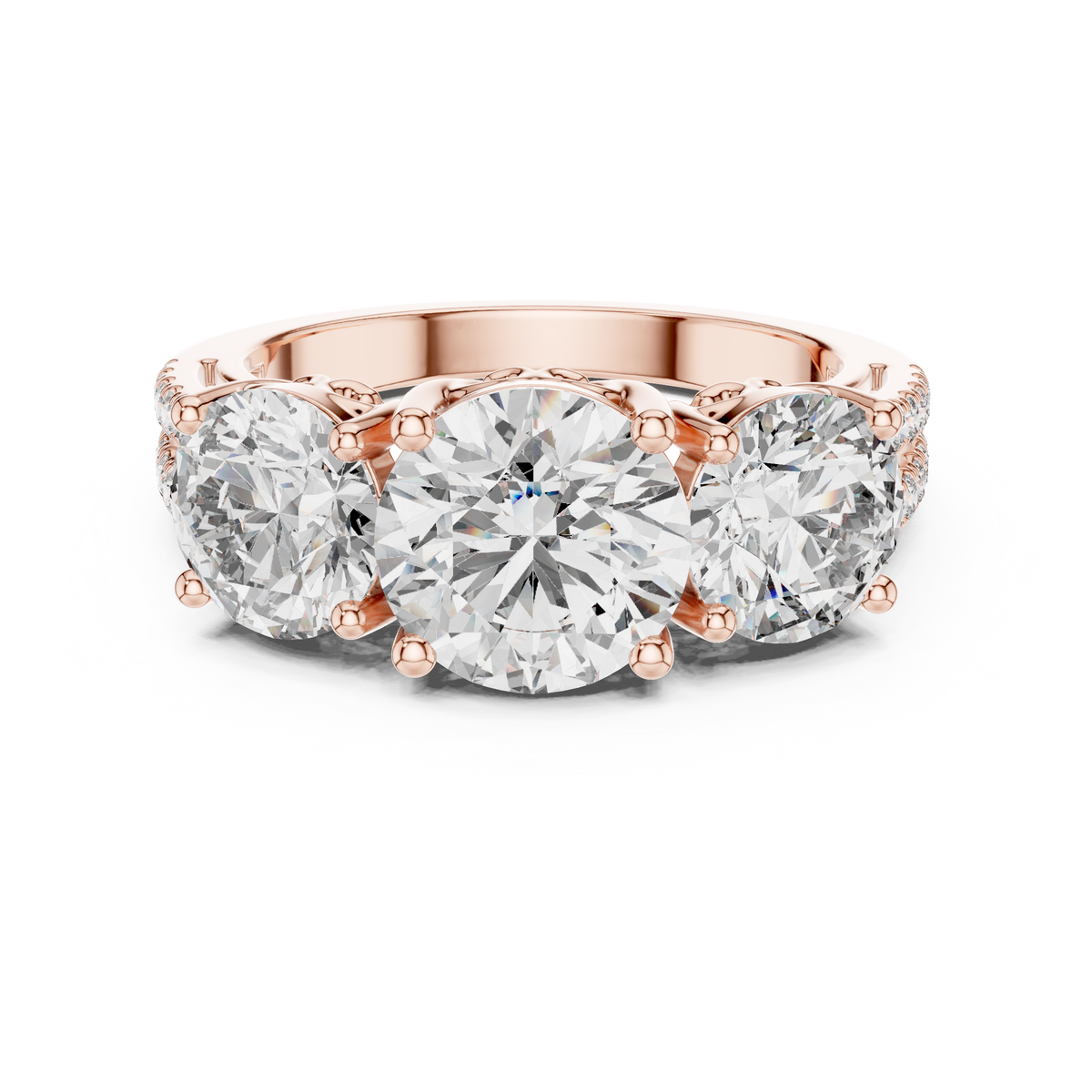 round-14k rose gold|round-18k rose gold