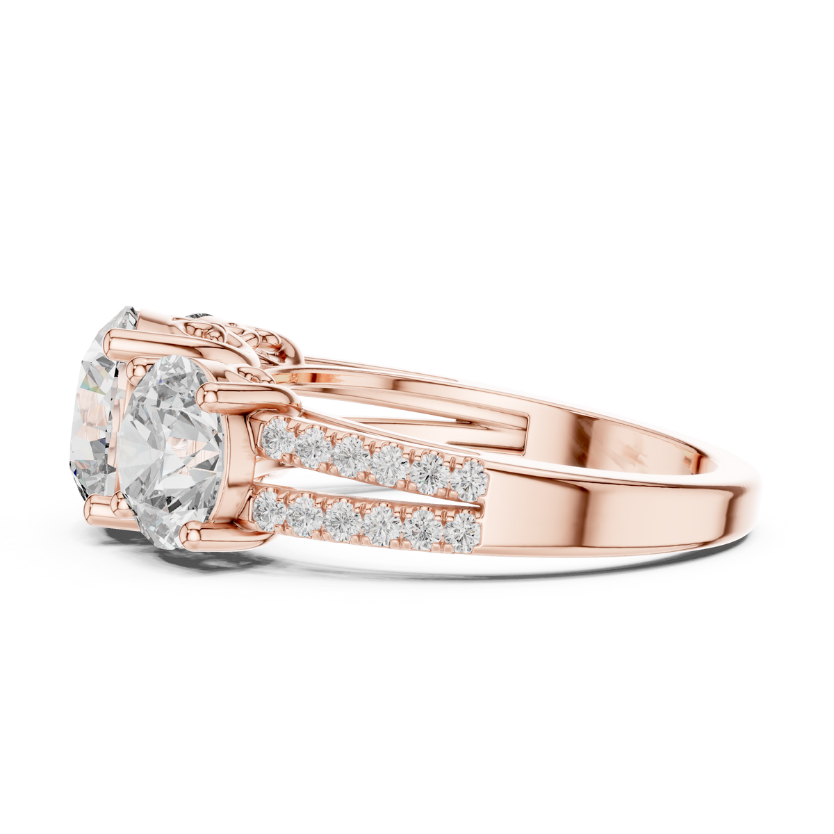 round-14k rose gold|round-18k rose gold