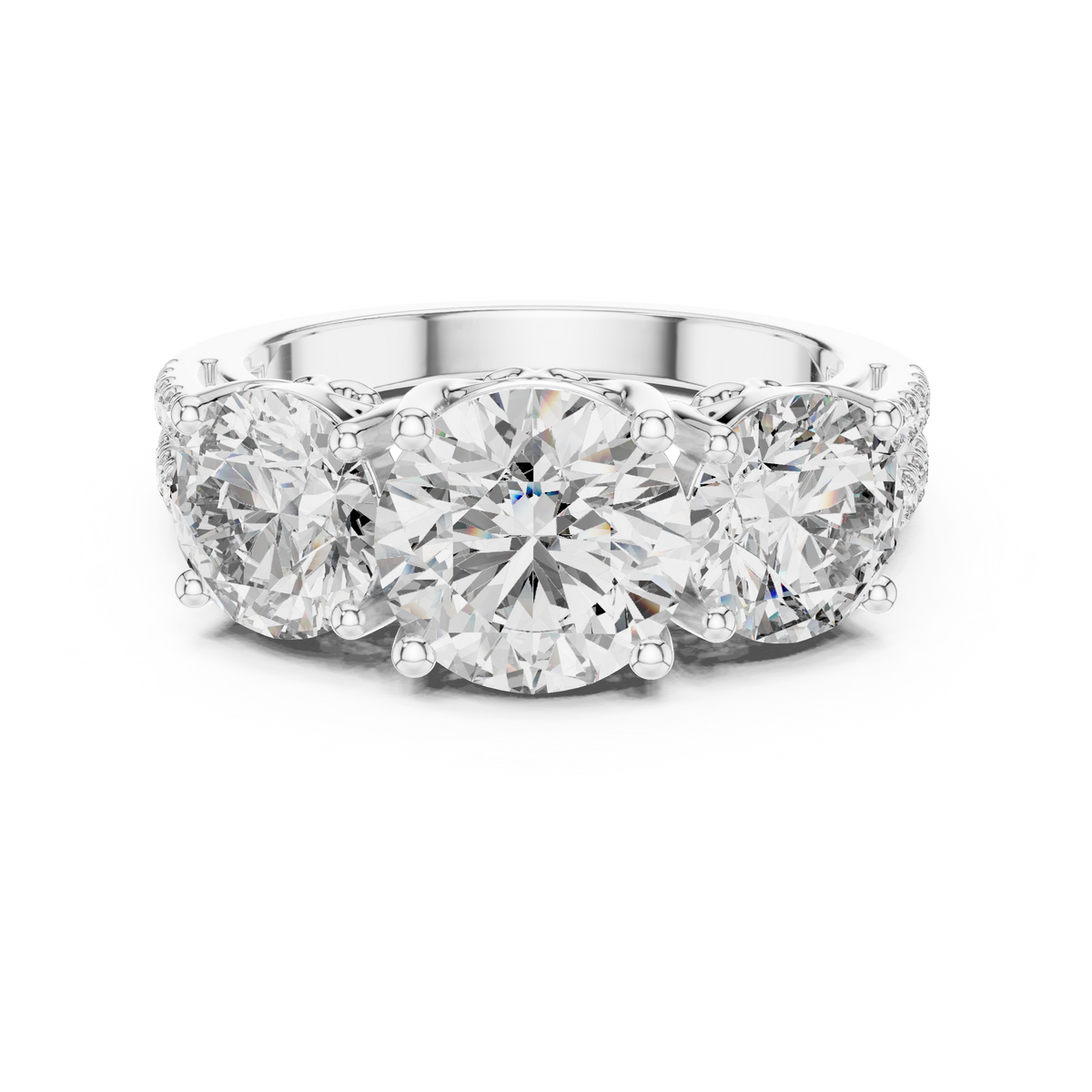 round-14k white gold|round-18k white gold|round-platinum