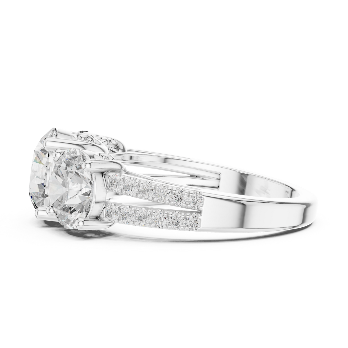round-14k white gold|round-18k white gold|round-platinum