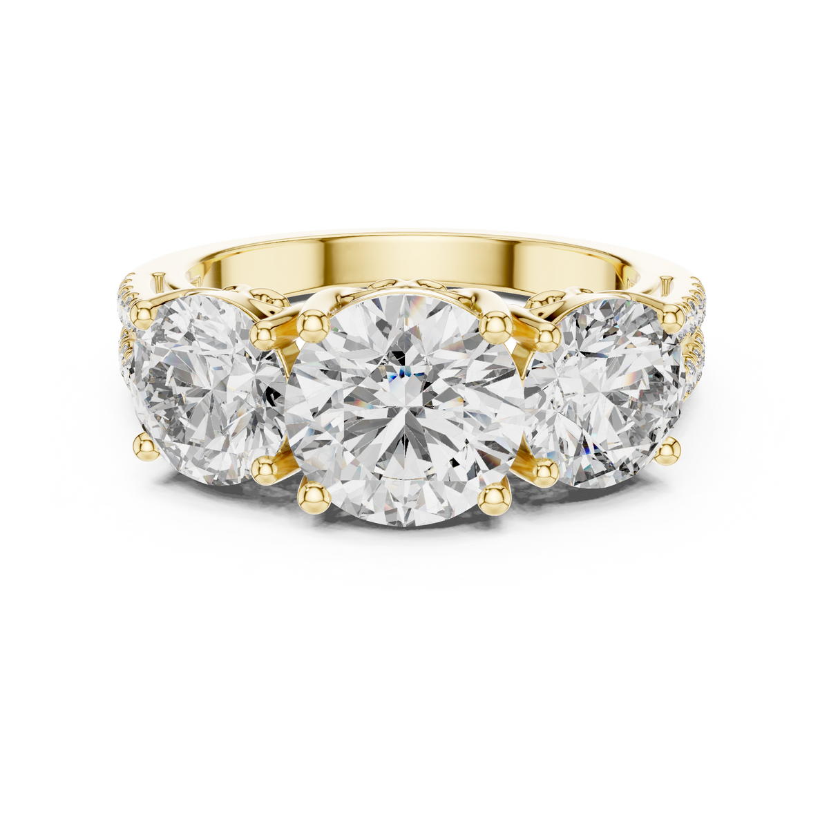 round-14k yellow gold|round-18k yellow gold