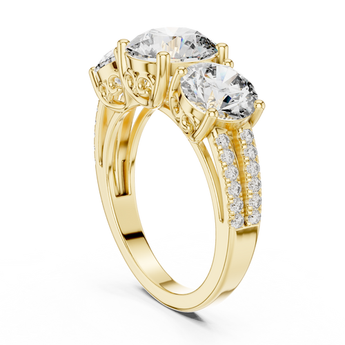 Load image 1 in gallery view. round-14k yellow gold|round-18k yellow gold